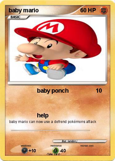 Pokemon baby mario