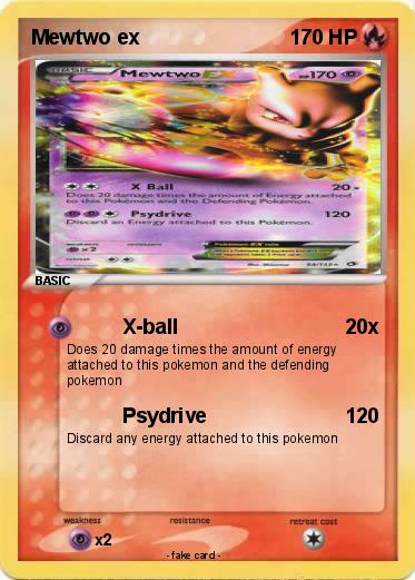 Pokemon Mewtwo ex