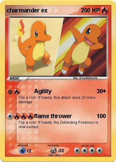Pokemon charmander ex