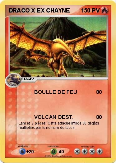 Pokemon DRACO X EX CHAYNE