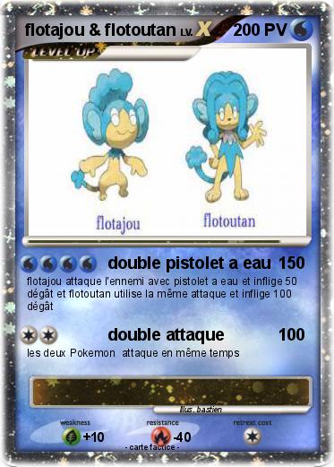Pokemon flotajou & flotoutan