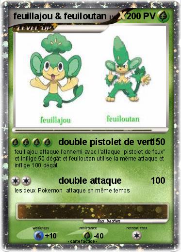 Pokemon feuillajou & feuiloutan
