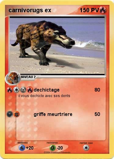 Pokemon carnivorugs ex