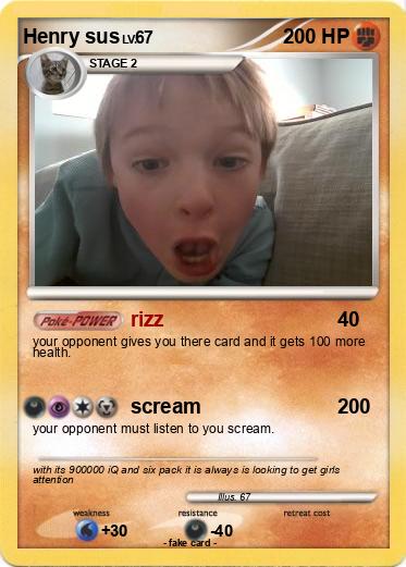 Pokemon Henry sus