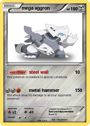 Pokemon mega aggron