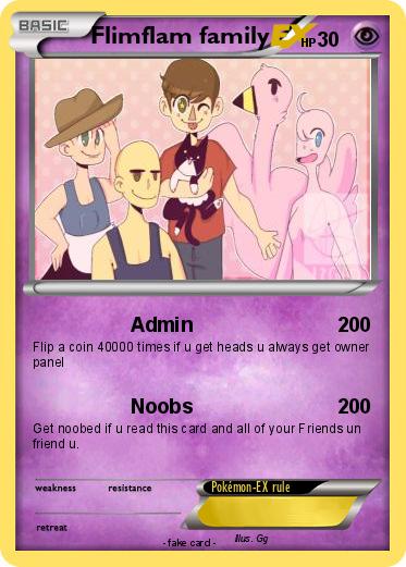 Pokemon Flimflam family