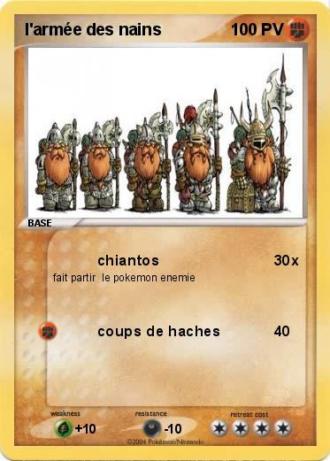 Pokemon l'armée des nains