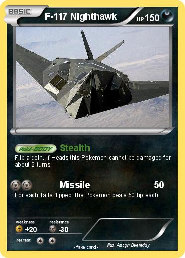 Pokemon F-117 Nighthawk