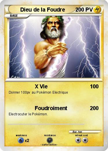 Pokemon Dieu de la Foudre