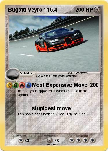 Pokemon Bugatti Veyron 16.4