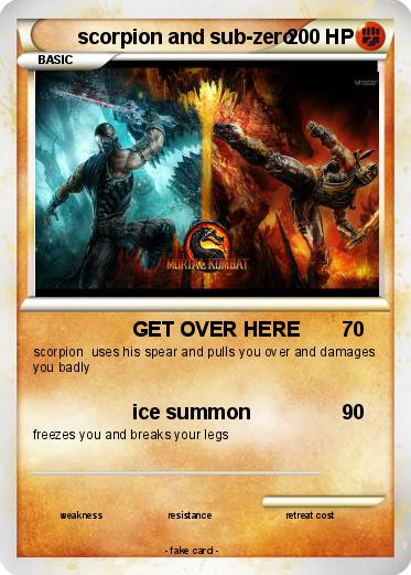 Pokemon scorpion and sub-zero