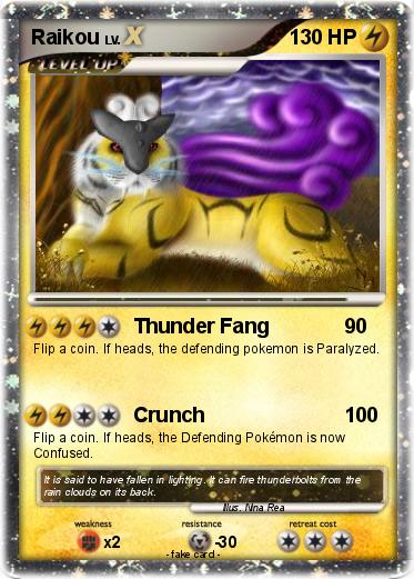 Pokemon Raikou