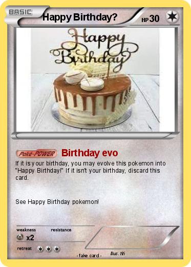 Pokemon Happy Birthday?
