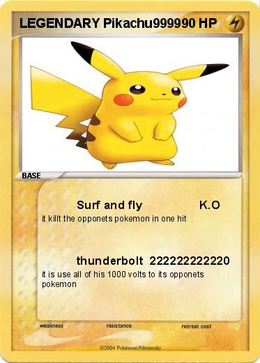 Pokemon LEGENDARY Pikachu9999