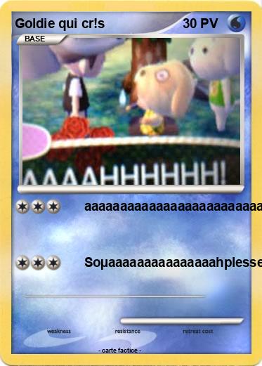 Pokemon Goldie qui cr!s