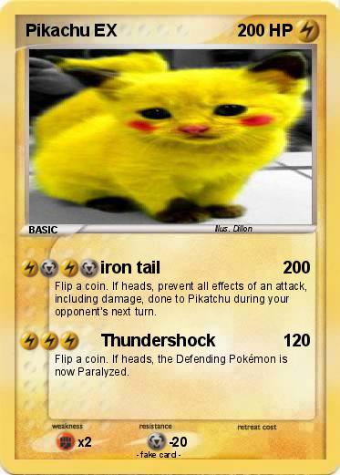 Pokemon Pikachu EX