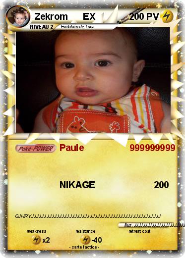 Pokemon Zekrom      EX