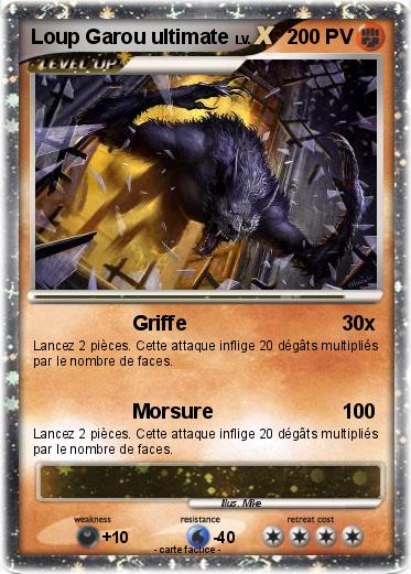 Pokemon Loup Garou ultimate