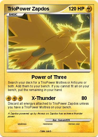Pokemon TrioPower Zapdos