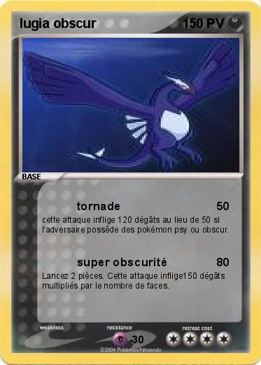Pokemon lugia obscur
