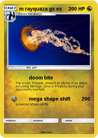 Pokemon m rayquaza gx ex