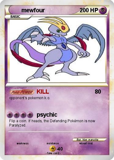 Pokemon mewfour