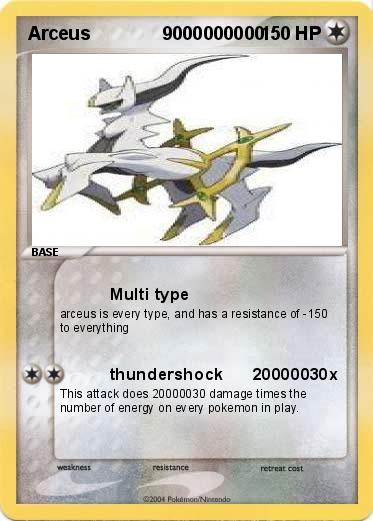 Pokemon Arceus              9000000000