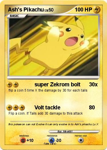 Pokemon Ash's Pikachu
