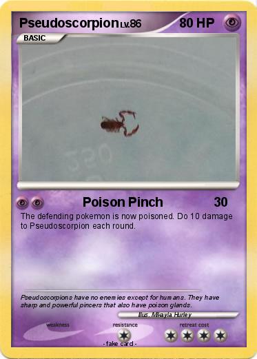 Pokemon Pseudoscorpion