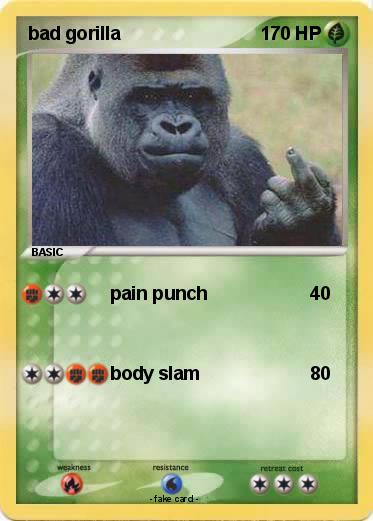 Pokemon bad gorilla