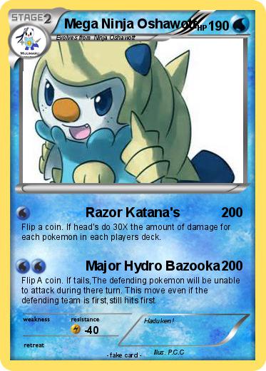 Pokemon Mega Ninja Oshawott