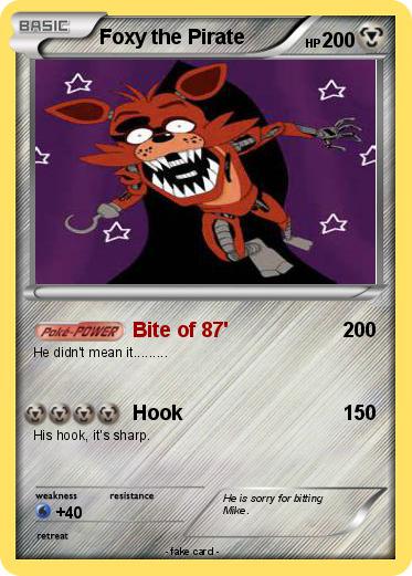 Pokemon Foxy the Pirate