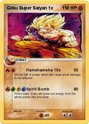 Pokemon Goku Super Saiyan 1x