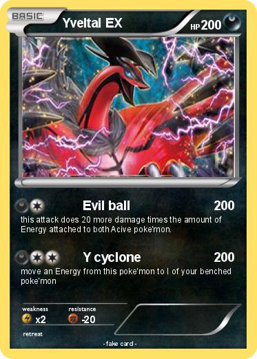 Pokemon Yveltal EX