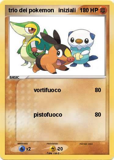 Pokemon trio dei pokemon   iniziali