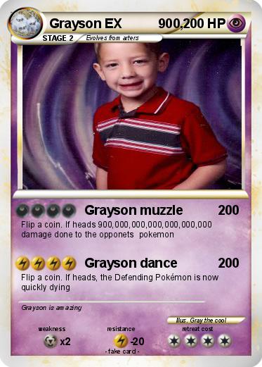 Pokemon Grayson EX          900,