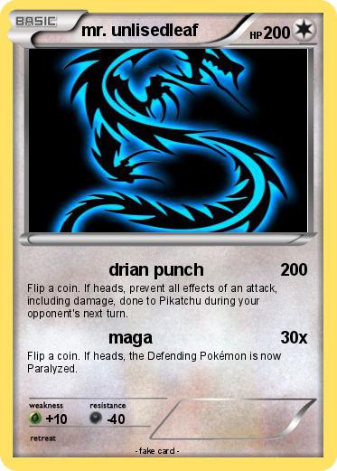 Pokemon mr. unlisedleaf