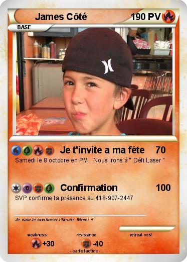 Pokemon James Côté