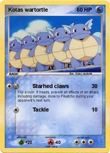 Pokemon Kotas wartortle
