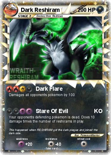 Pokemon Dark Reshiram