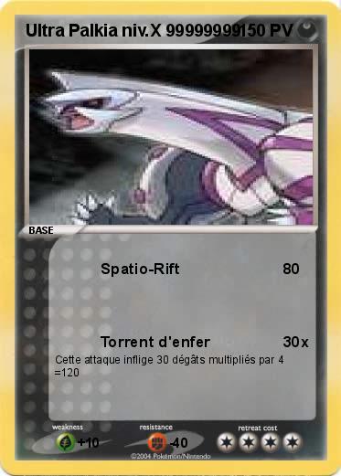 Pokemon Ultra Palkia niv.X 99999999