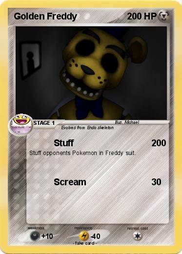 Pokemon Golden Freddy