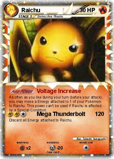 Pokemon Raichu