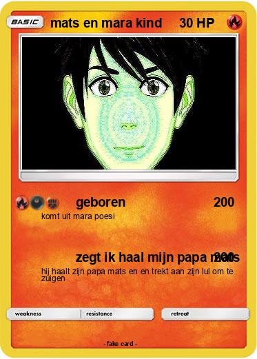 Pokemon mats en mara kind