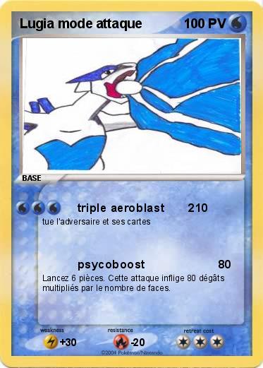 Pokemon Lugia mode attaque