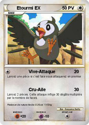 Pokemon Etourmi EX