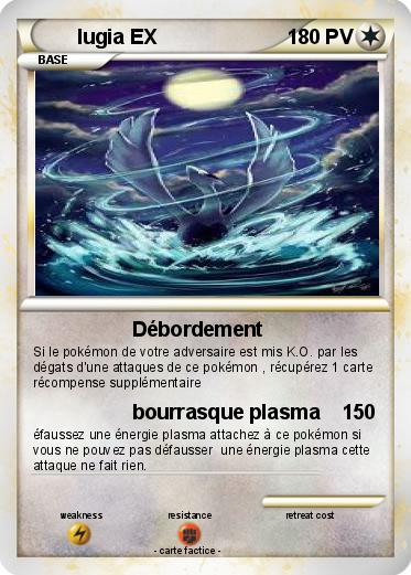 Pokemon lugia EX