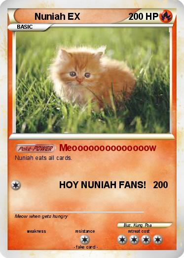 Pokemon Nuniah EX