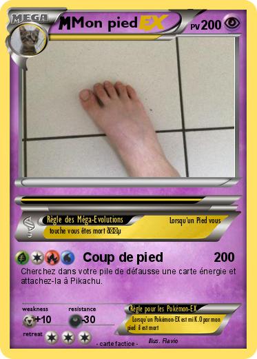 Pokemon Mon pied