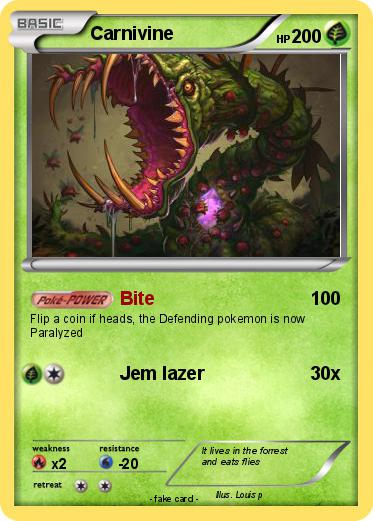 Pokemon Carnivine